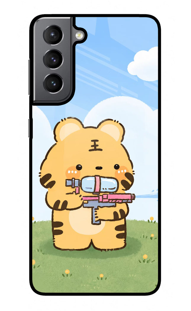 Tiger Treat Samsung S21 Plus Glass Case