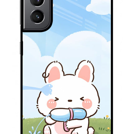 Bunny Treat Samsung S21 Plus Glass Case