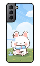 Bunny Treat Samsung S21 Plus Glass Case