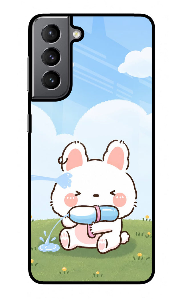 Bunny Treat Samsung S21 Plus Glass Case