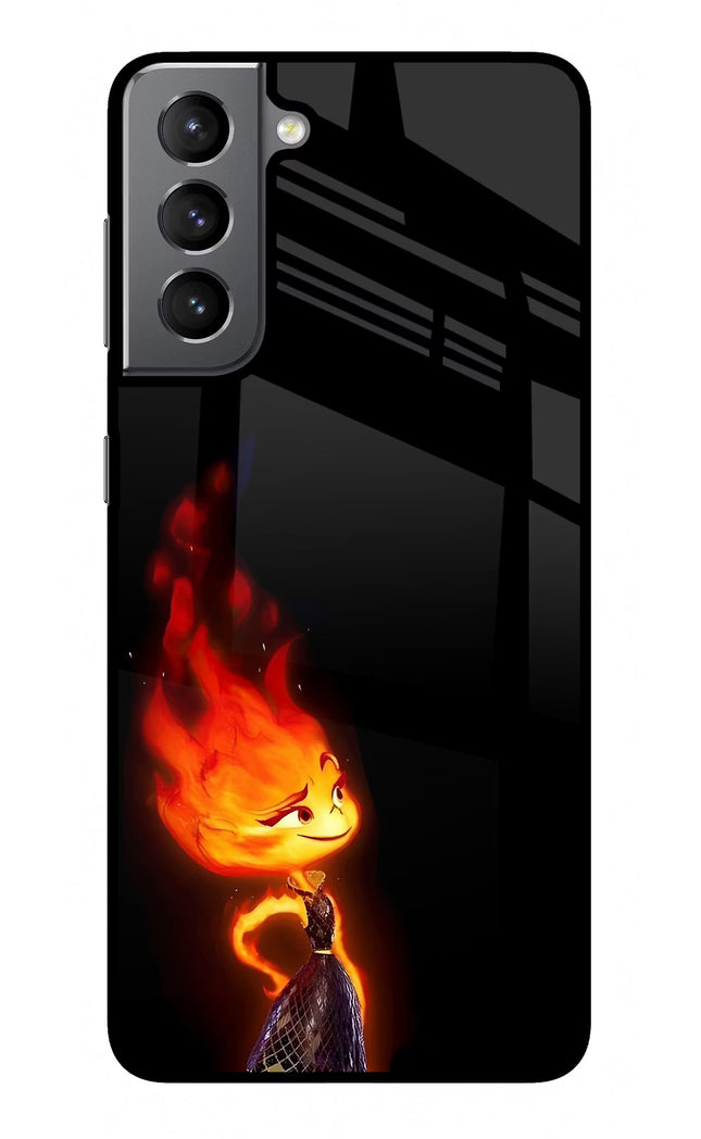 Ember Flame Samsung S21 Plus Glass Case
