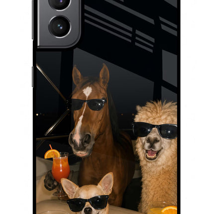 Party Squad Samsung S21 Plus Glass Case