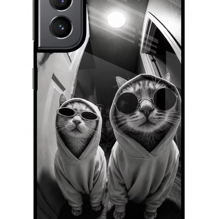Hood Cats Samsung S21 Plus Glass Case