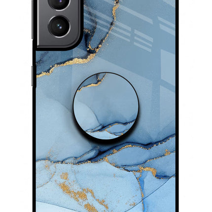 Blue Marble Samsung S21 Plus Glass Case