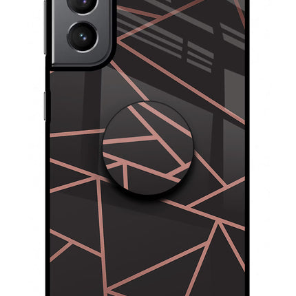 Geometric Pattern Samsung S21 Plus Pop Case by Casekaro