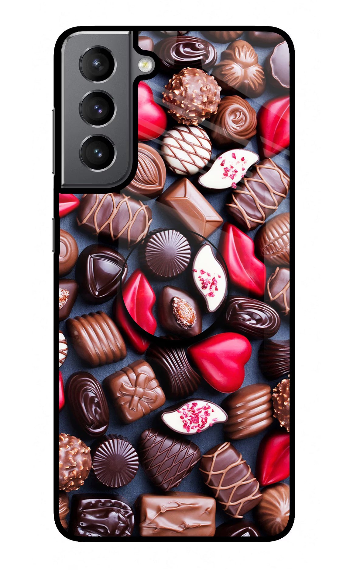Chocolates Samsung S21 Plus Pop Case by Casekaro