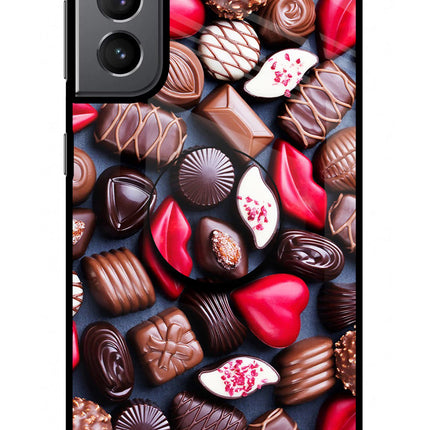 Chocolates Samsung S21 Plus Glass Case