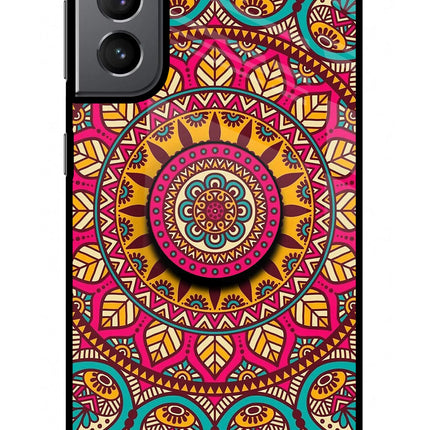 Mandala Samsung S21 Plus Glass Case