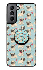 Pug Dog Samsung S21 Plus Glass Case