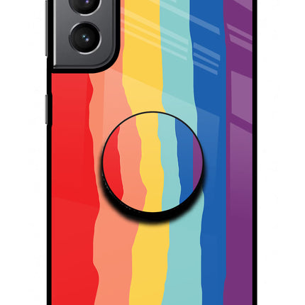 Rainbow Samsung S21 Plus Glass Case