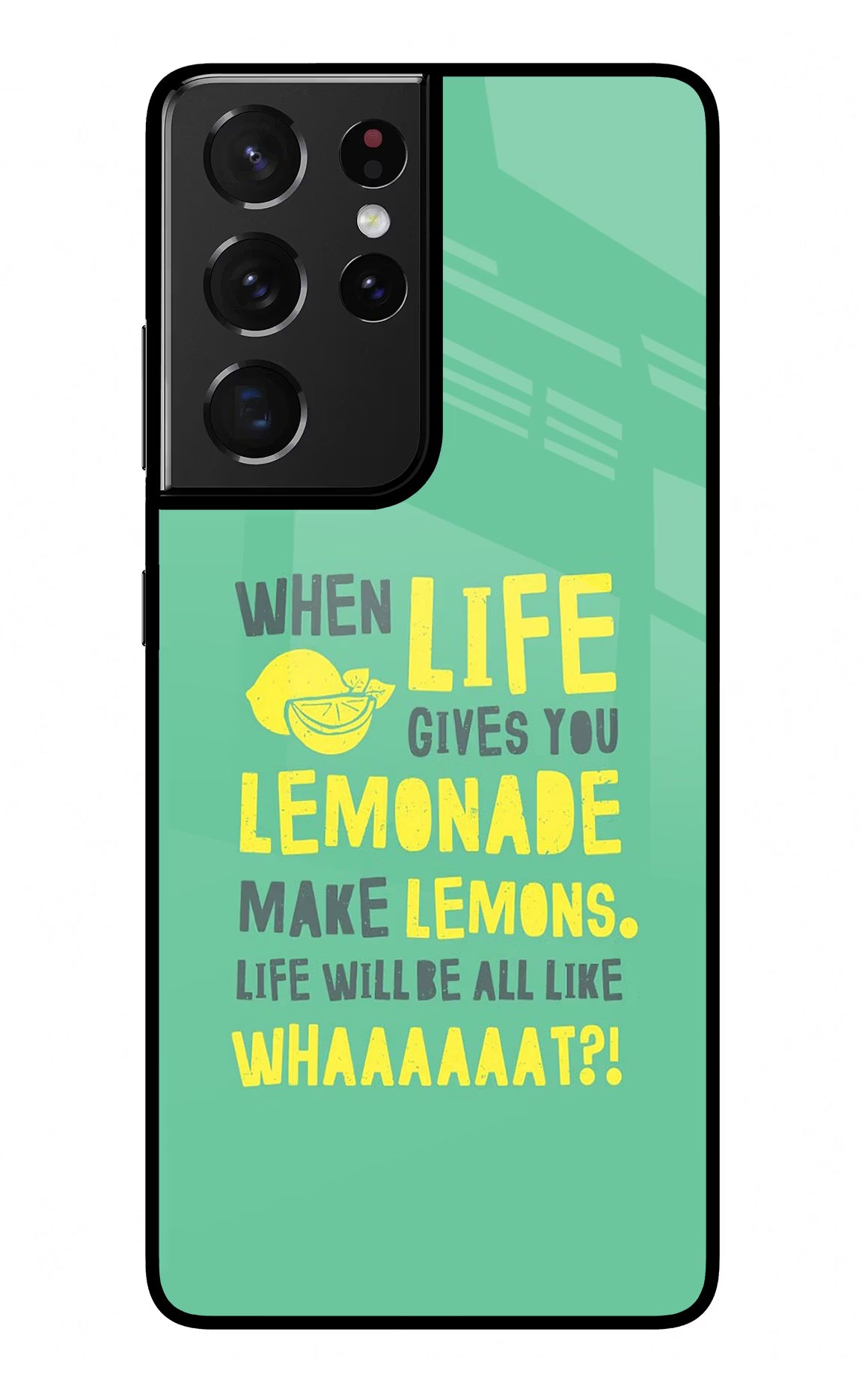 Quote Samsung S21 Ultra Glass Case