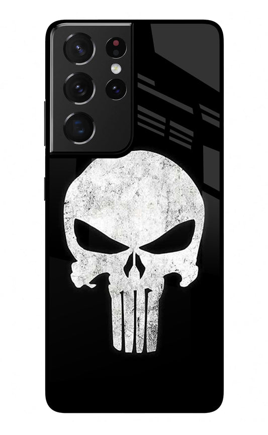 Punisher Skull Samsung S21 Ultra Glass Case