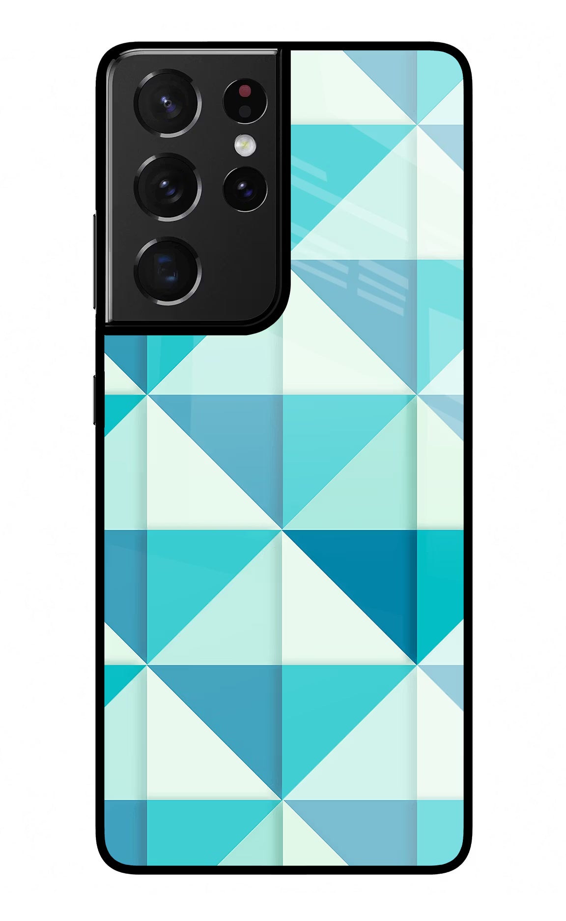 Abstract Samsung S21 Ultra Glass Case Back Cover by Casekaro