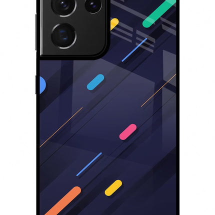 Abstract Design Samsung S21 Ultra Glass Case