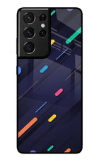Abstract Design Samsung S21 Ultra Glass Case