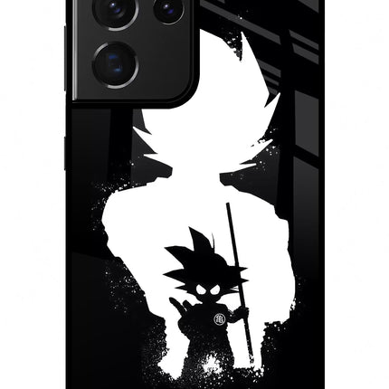 Goku Shadow Samsung S21 Ultra Glass Case