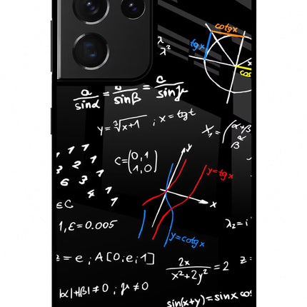Mathematics Formula Samsung S21 Ultra Glass Case Back Cover by Casekaro