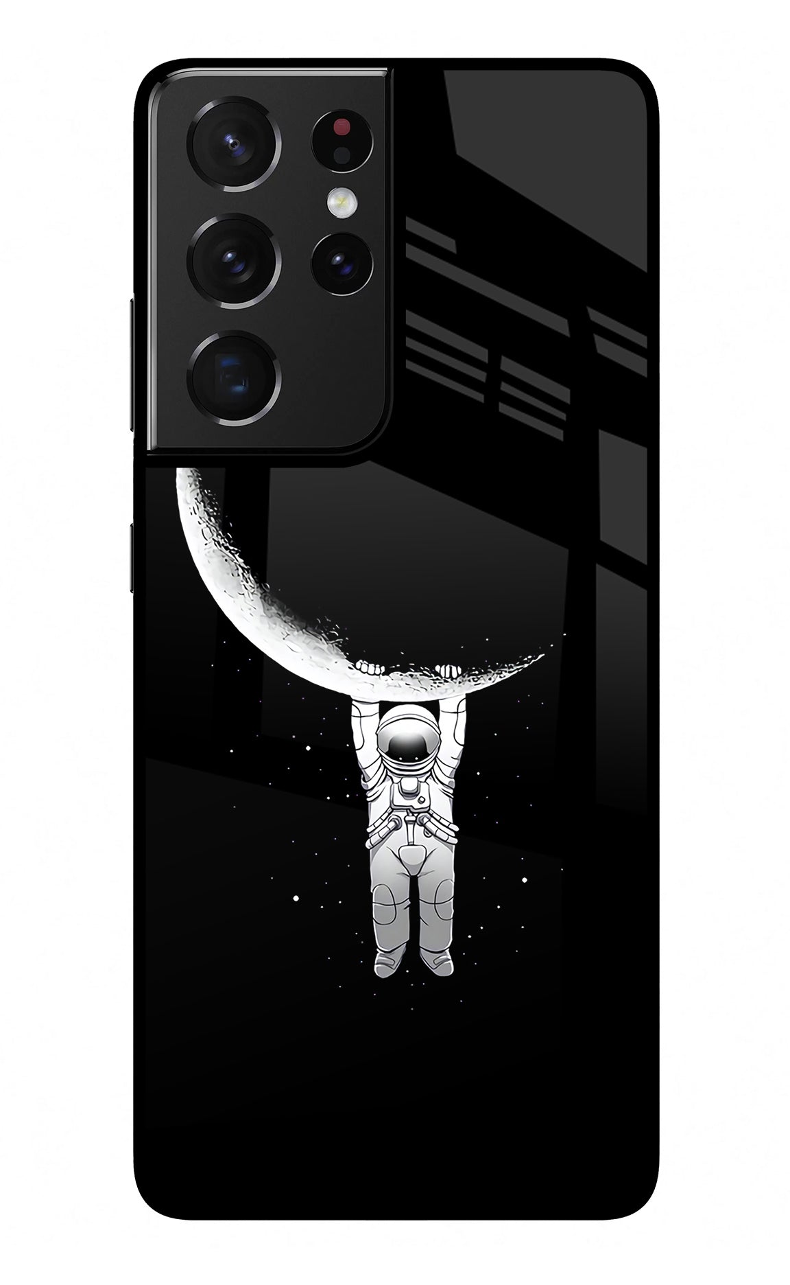 Moon Space Samsung S21 Ultra Glass Case