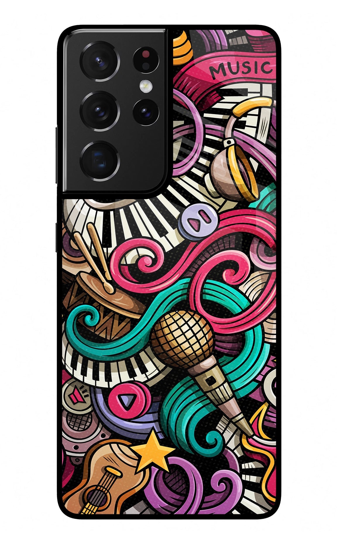 Music Abstract Samsung S21 Ultra Back Cover