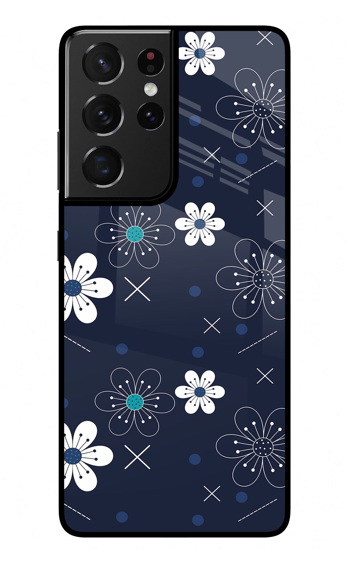 Flowers Samsung S21 Ultra Back Cover