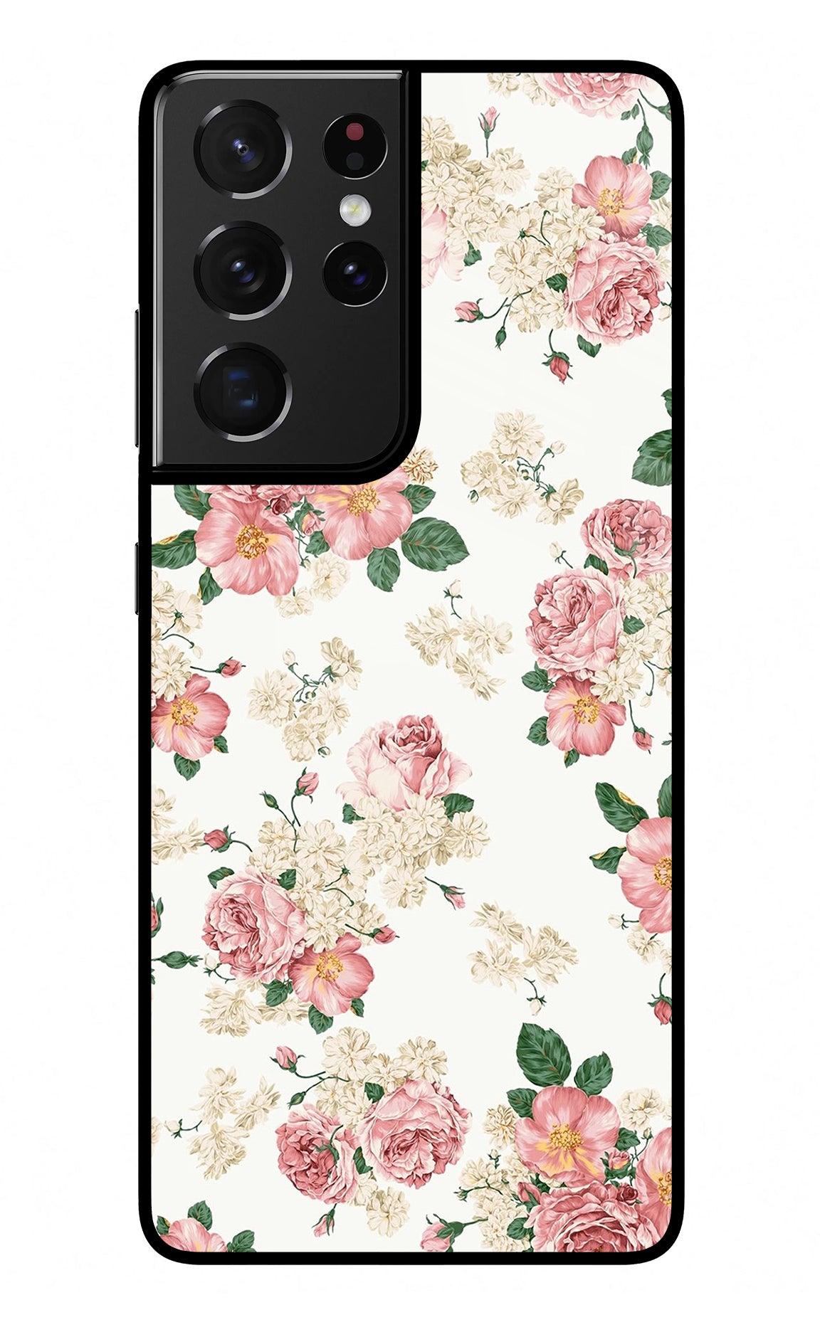 Flowers Samsung S21 Ultra Back Cover