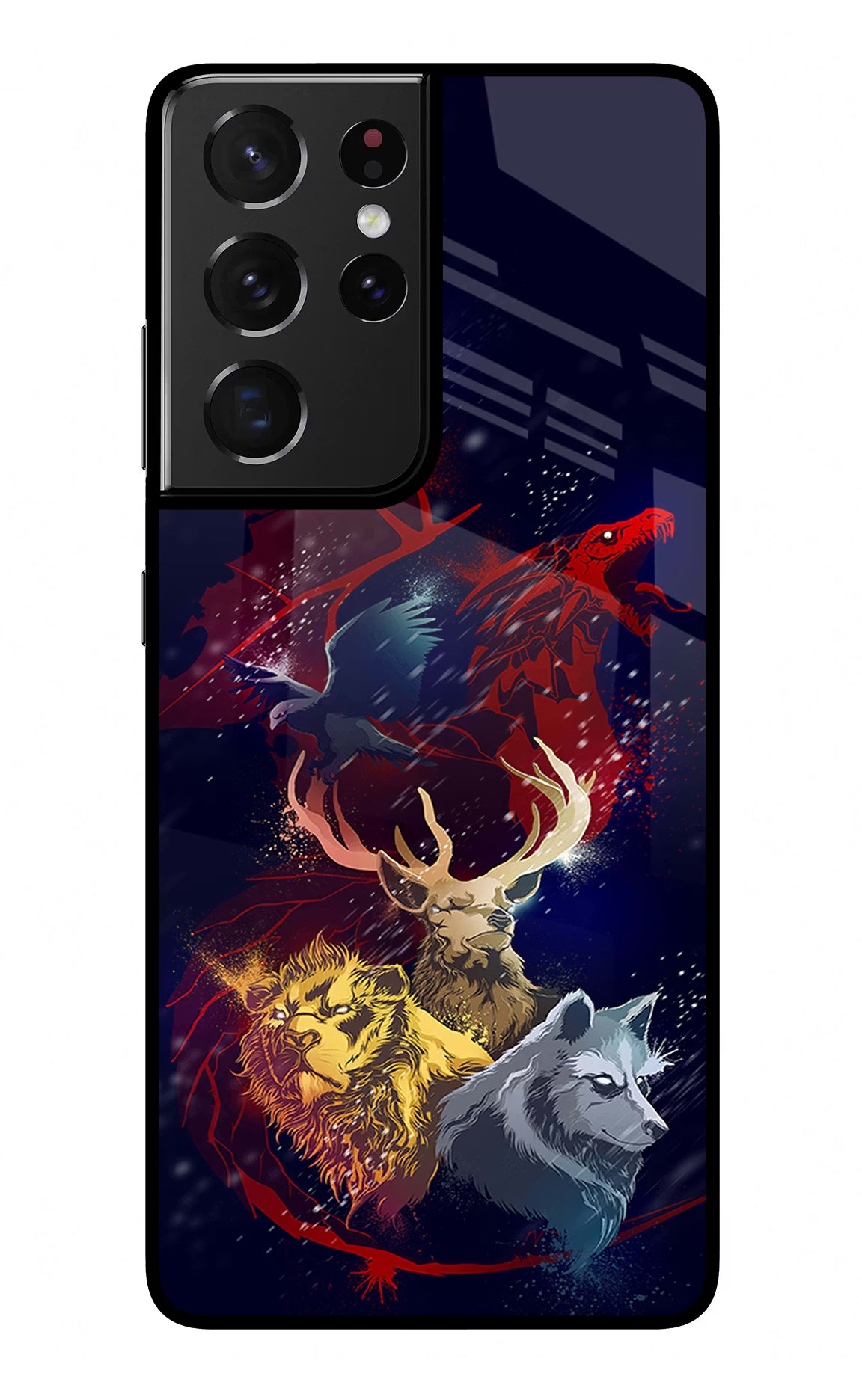 Game Of Thrones Samsung S21 Ultra Glass Case Back Cover by Casekaro