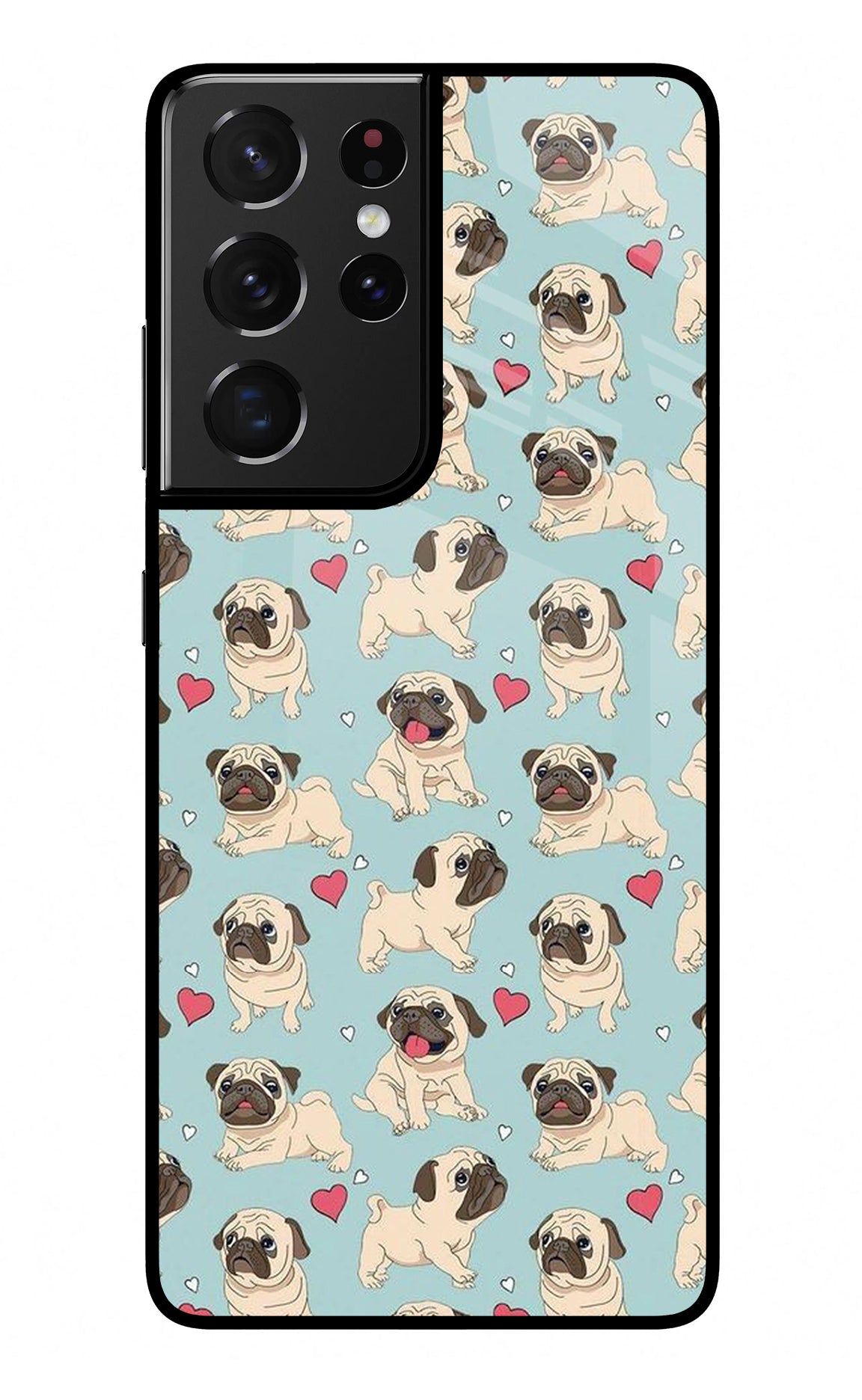 Pug Dog Samsung S21 Ultra Back Cover