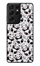 Cute Panda Samsung S21 Ultra Glass Case