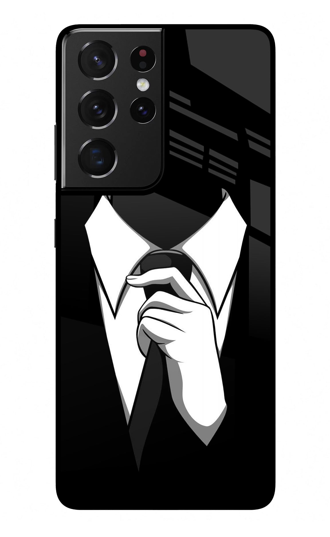 Black Tie Samsung S21 Ultra Back Cover