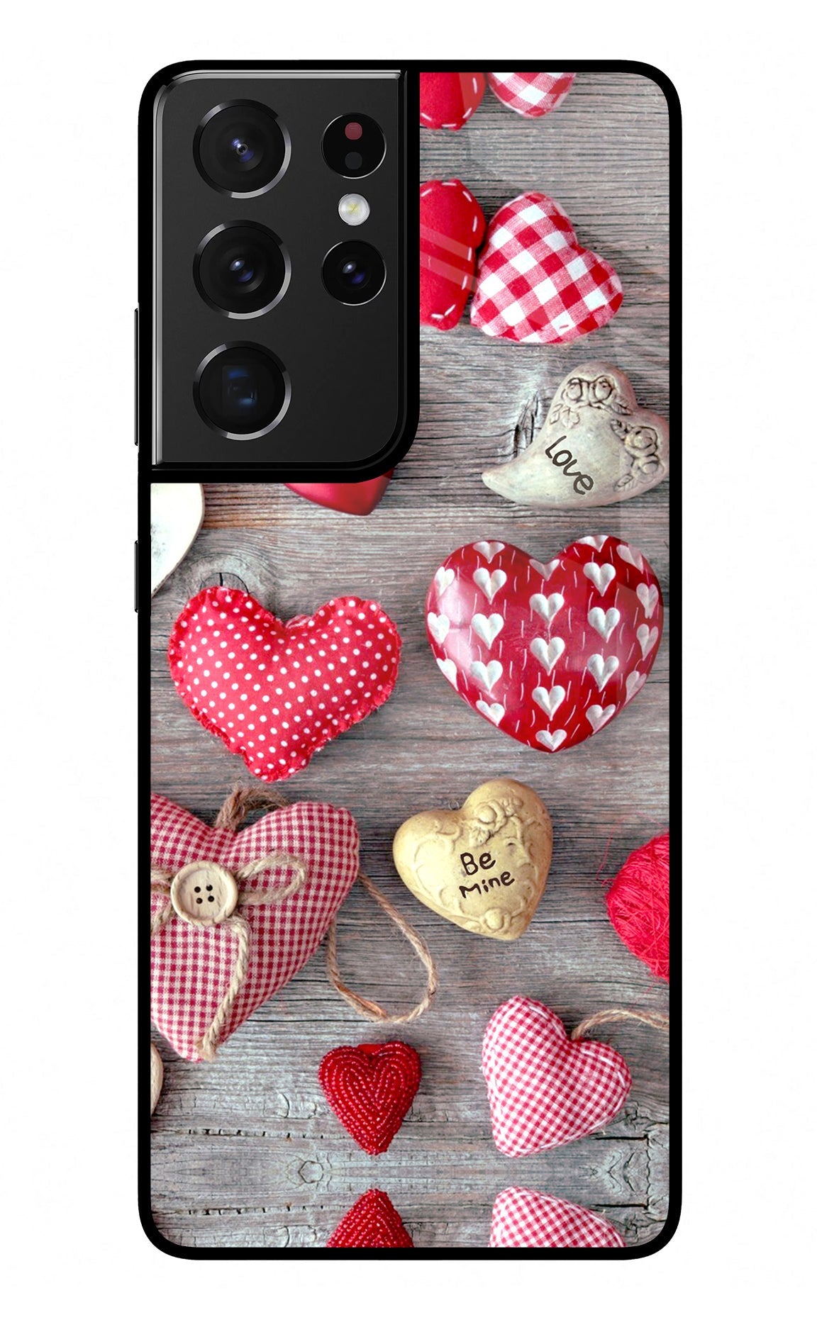 Love Wallpaper Samsung S21 Ultra Back Cover