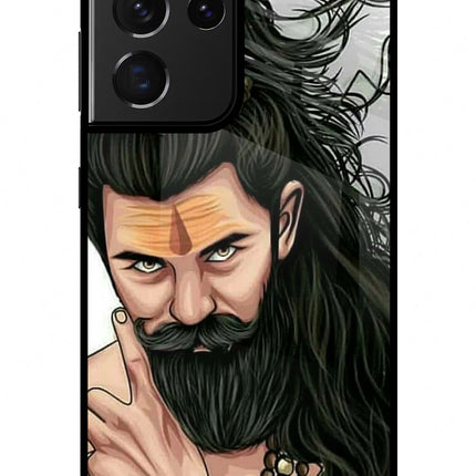 Mahadev Samsung S21 Ultra Glass Case Back Cover by Casekaro