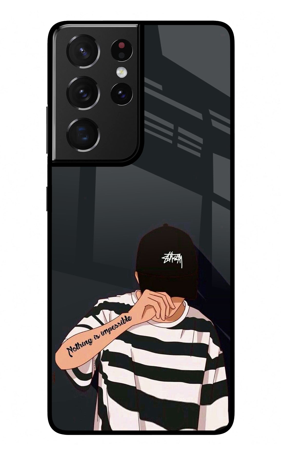 Aesthetic Boy Samsung S21 Ultra Back Cover