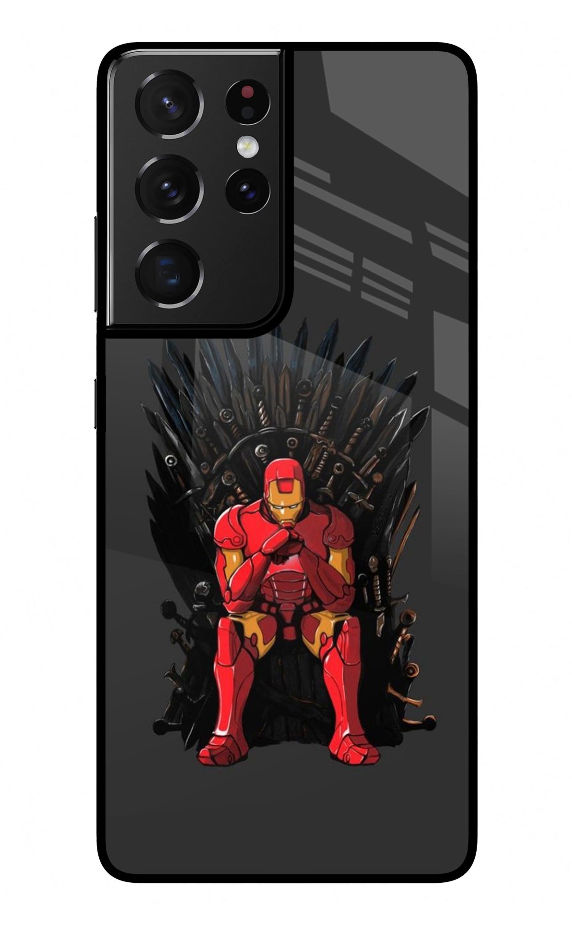 Ironman Throne Samsung S21 Ultra Glass Case