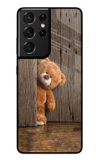 Teddy Wooden Samsung S21 Ultra Glass Case