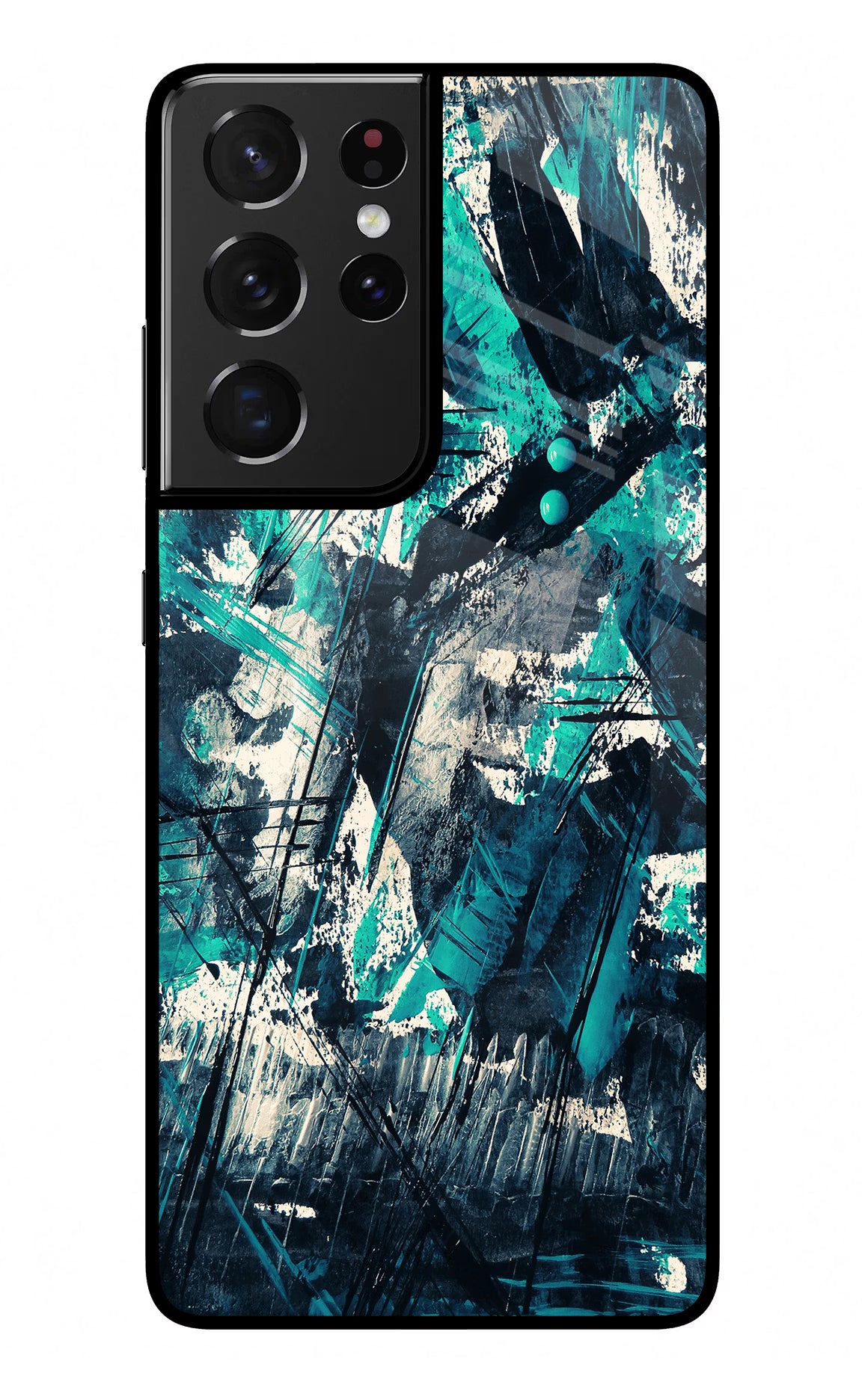 Artwork Samsung S21 Ultra Glass Case Back Cover by Casekaro