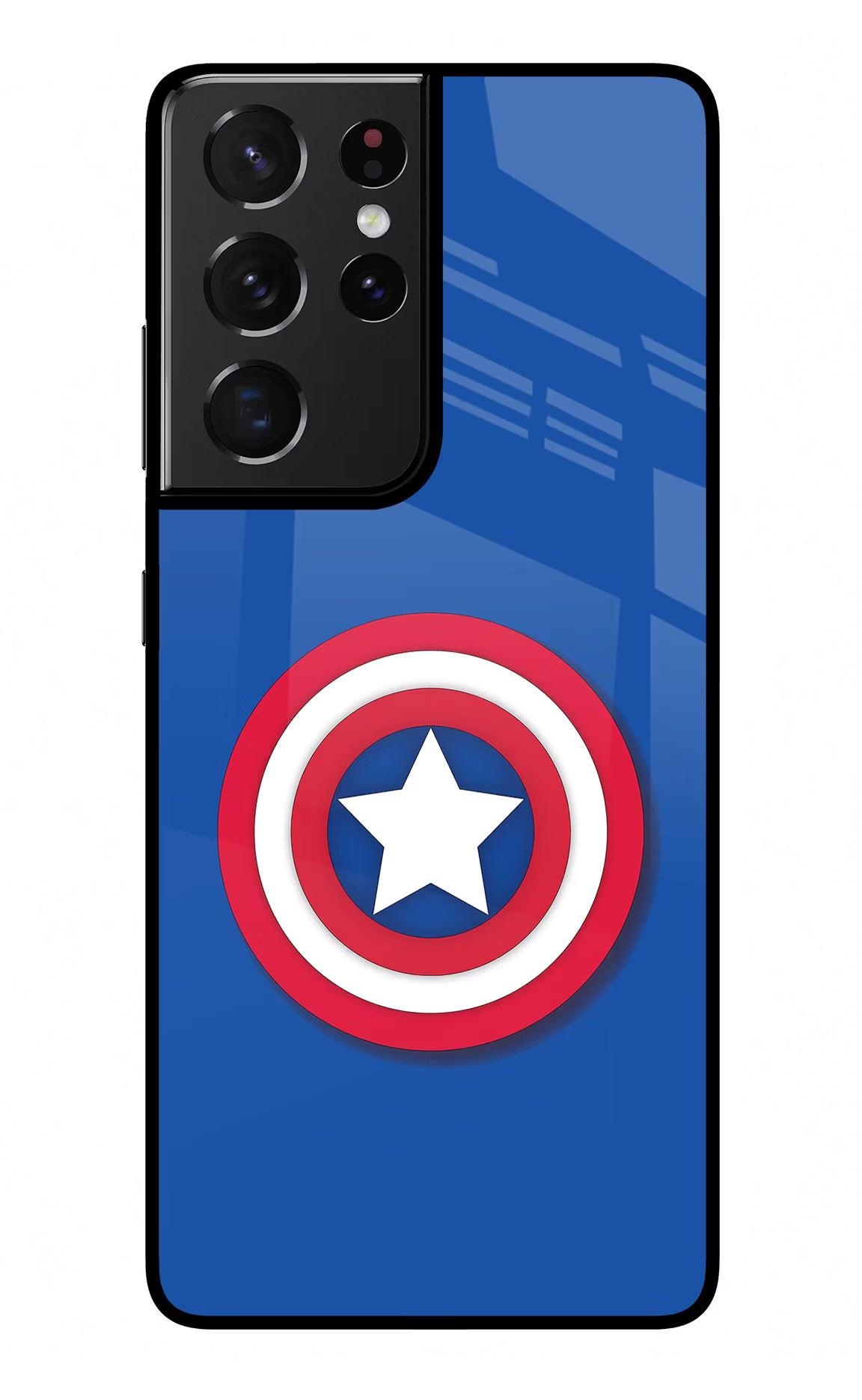 Shield Samsung S21 Ultra Glass Case Back Cover by Casekaro