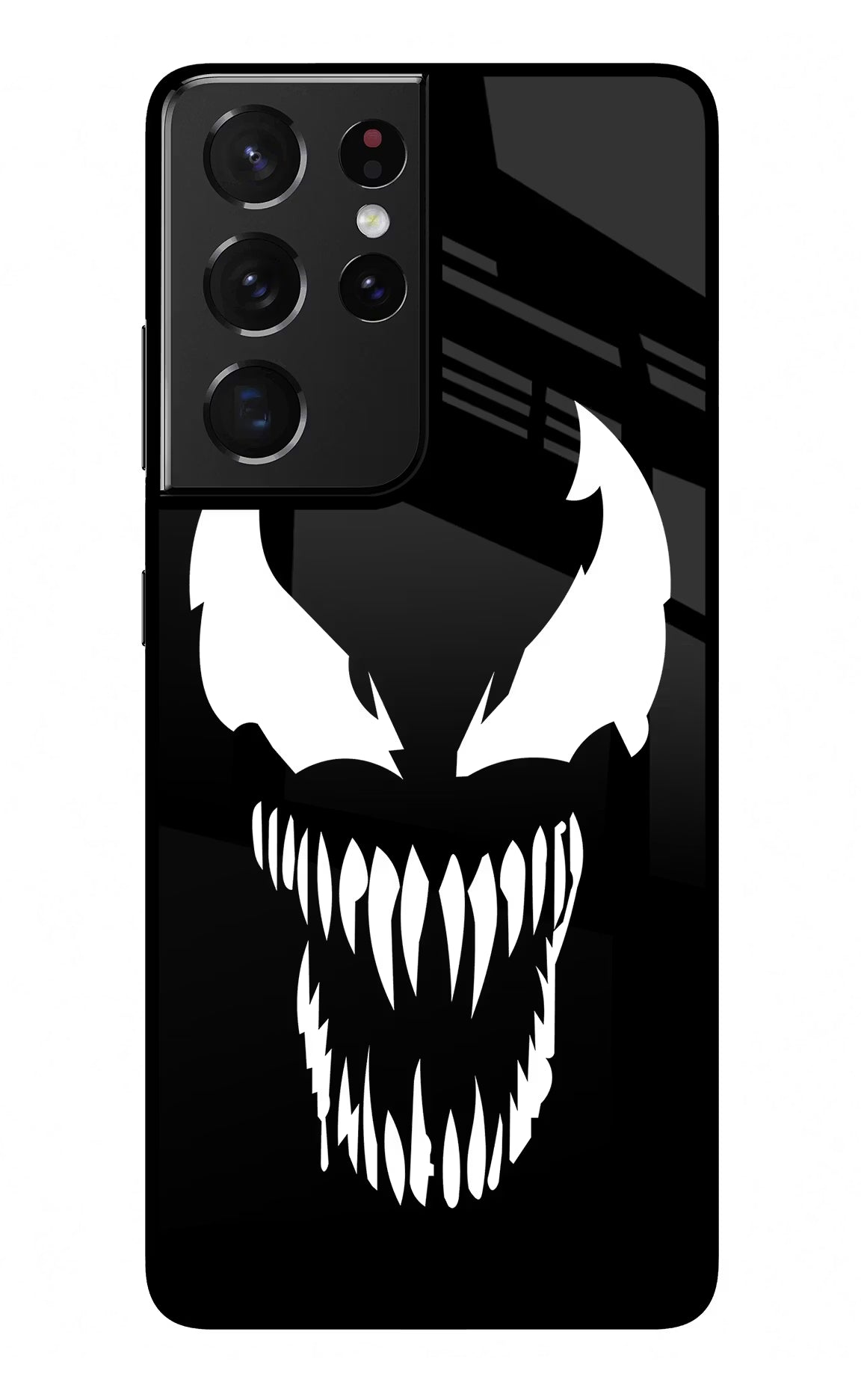 Venom Samsung S21 Ultra Glass Case Back Cover by Casekaro