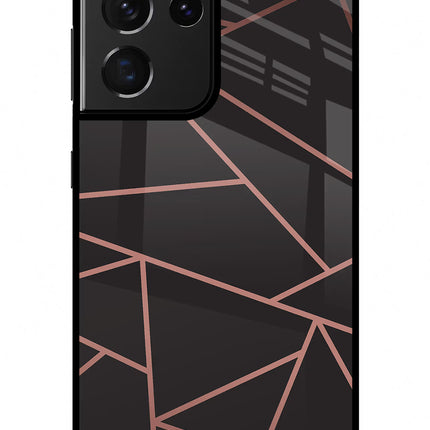Geometric Pattern Samsung S21 Ultra Glass Case