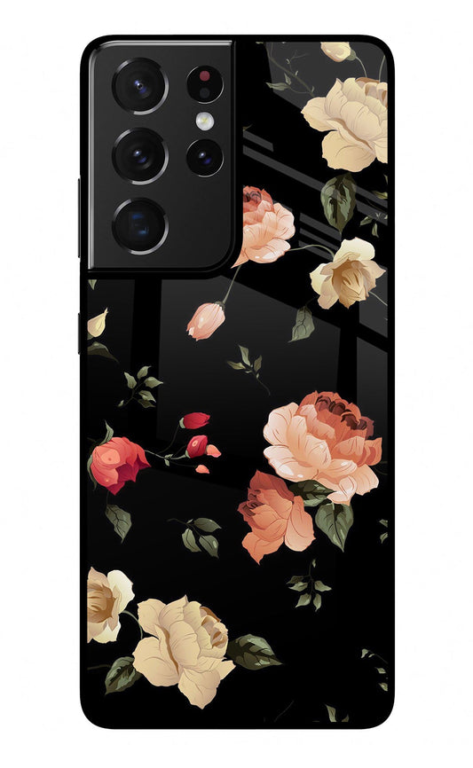 Flowers Samsung S21 Ultra Glass Case