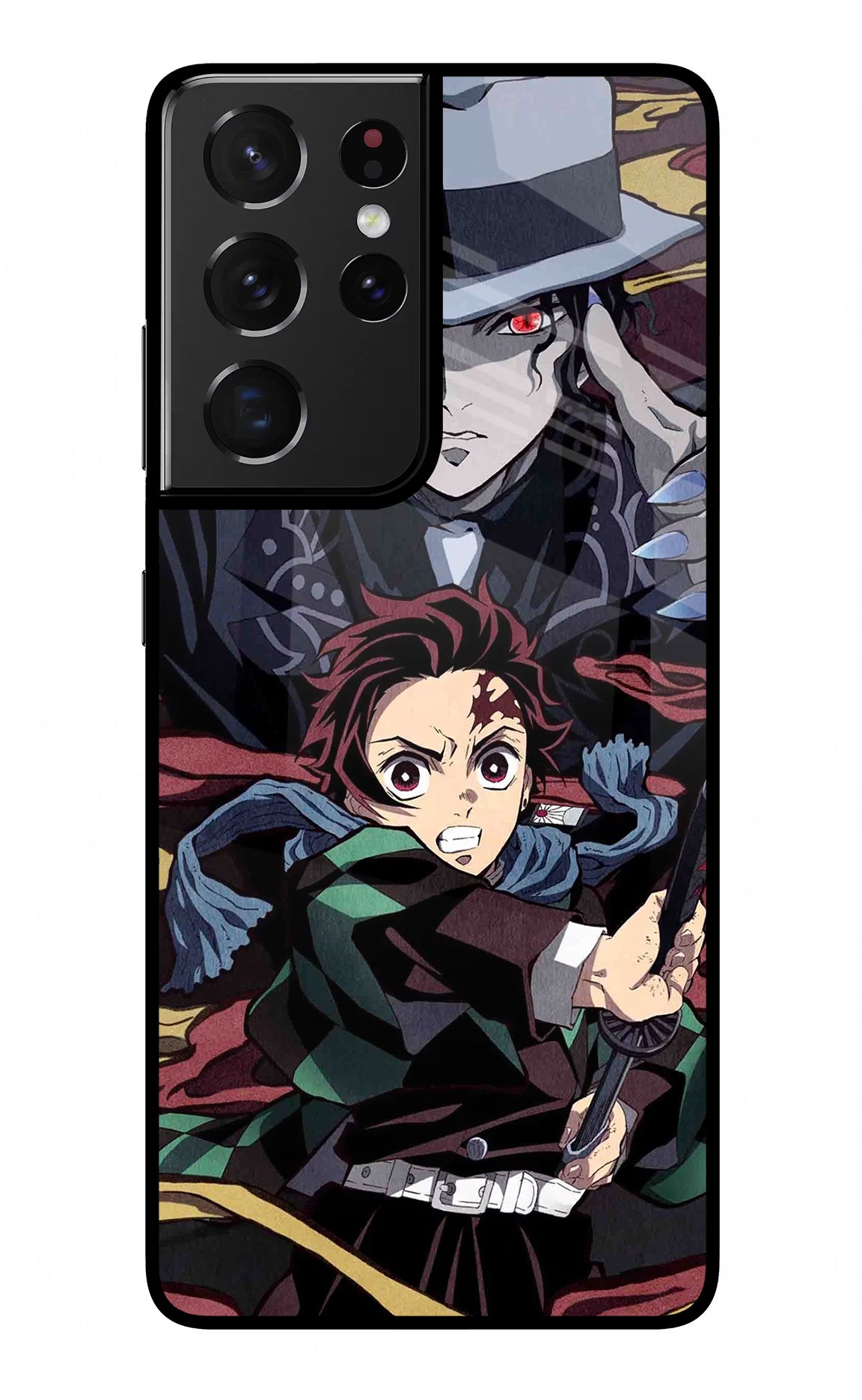 Demon Slayer Samsung S21 Ultra Glass Case Back Cover by Casekaro