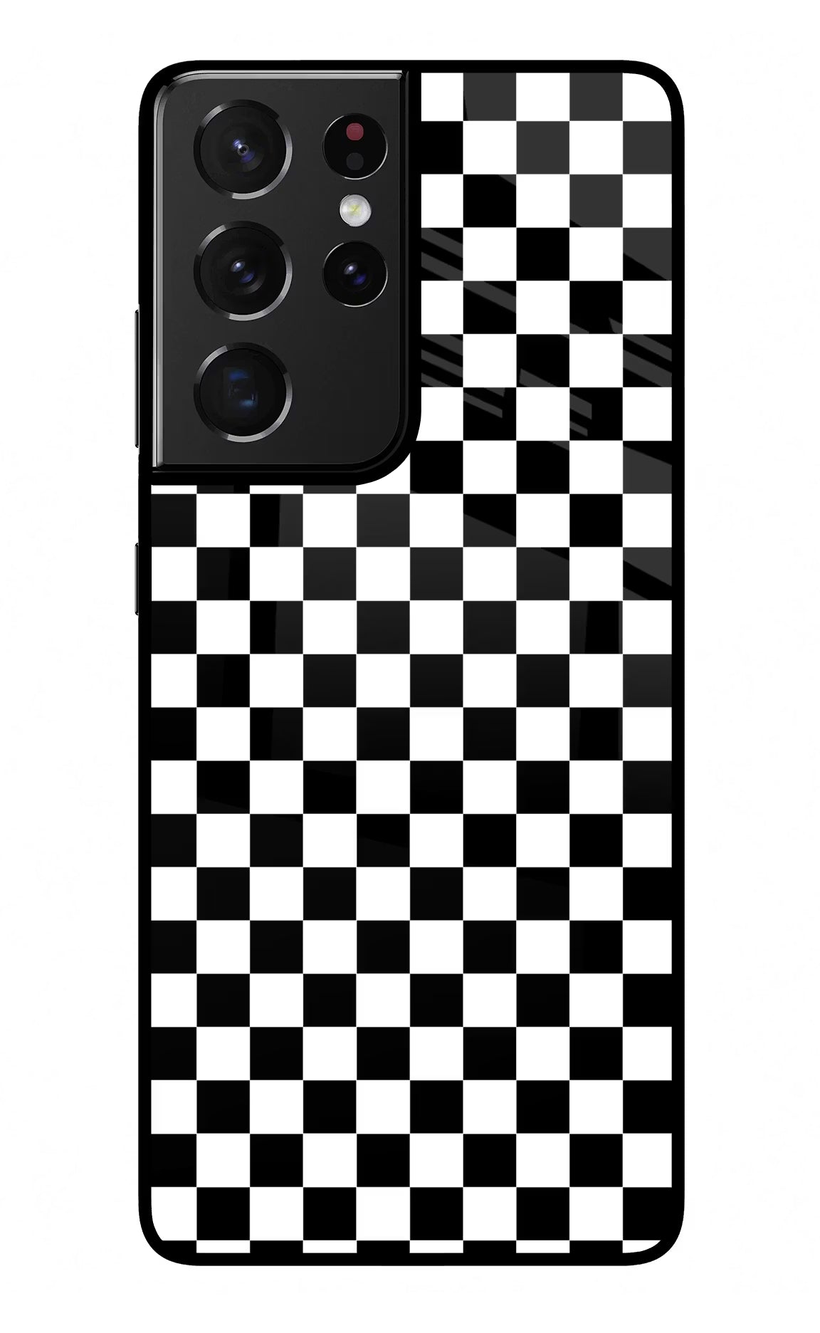 Chess Board Samsung S21 Ultra Glass Case Back Cover by Casekaro