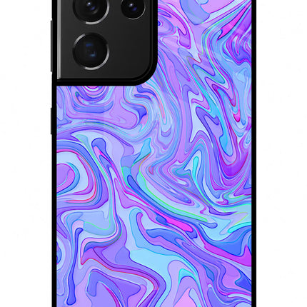 Glitter Samsung S21 Ultra Glass Case