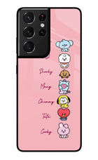BTS names Samsung S21 Ultra Glass Case