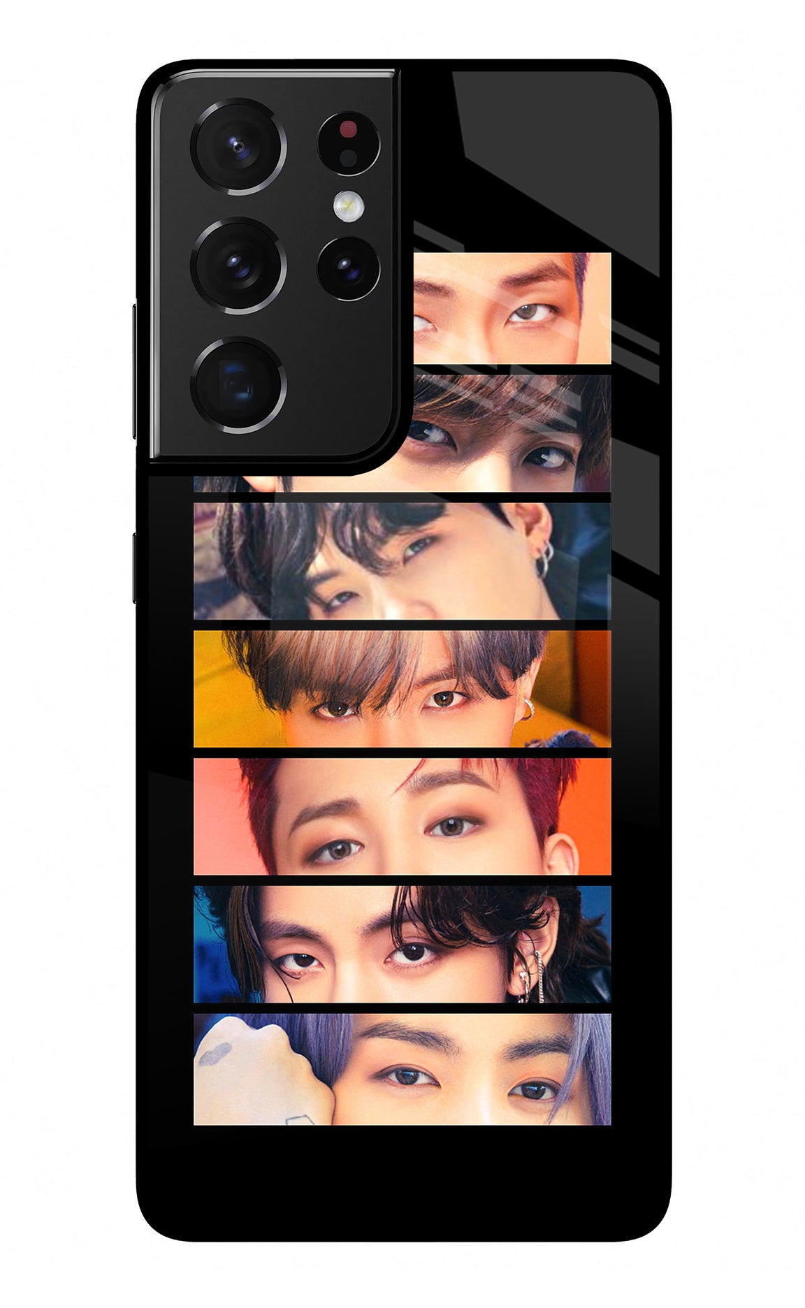 BTS Eyes Samsung S21 Ultra Glass Case