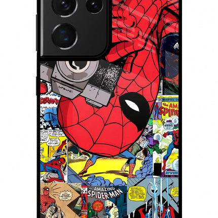Spider Man Samsung S21 Ultra Glass Case