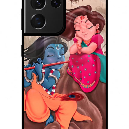 Radhe Krishna Samsung S21 Ultra Glass Case