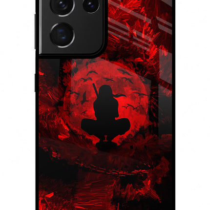 Itachi Uchiha Samsung S21 Ultra Glass Case Back Cover by Casekaro