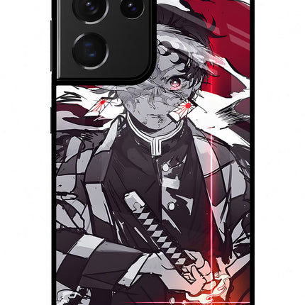 Demon Slayer Samsung S21 Ultra Glass Case