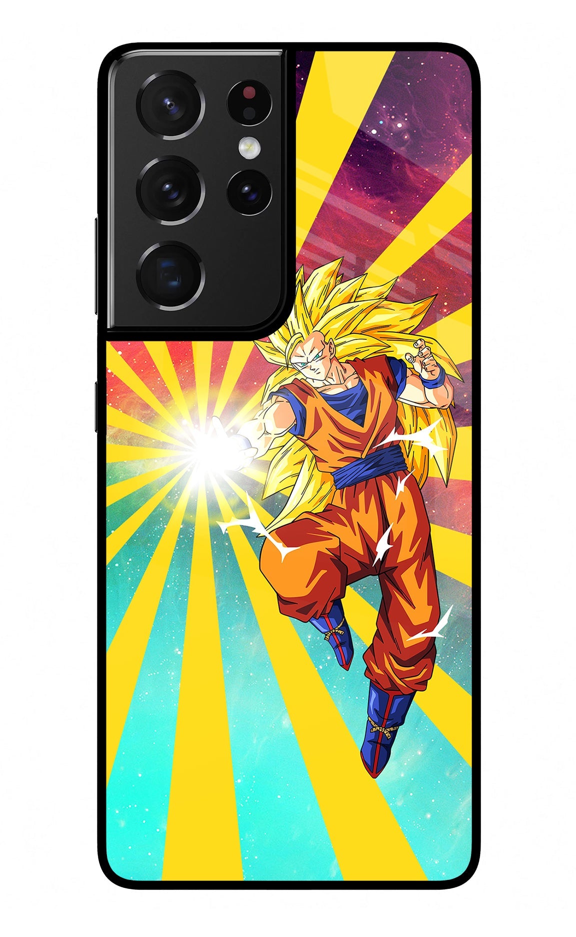 Goku Super Saiyan Samsung S21 Ultra Glass Case