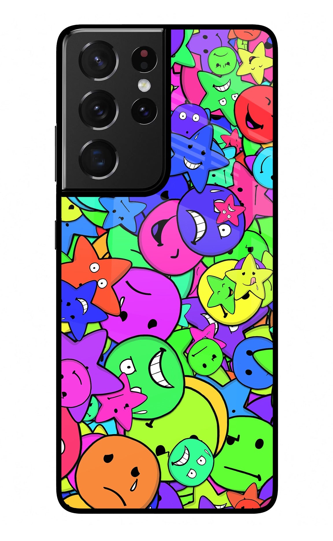 Fun Doodle Samsung S21 Ultra Glass Case